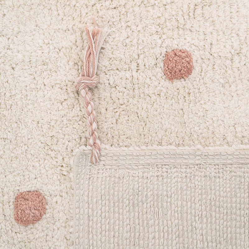 Alfombra Algodón Lavable Nümi rose - Nanetes